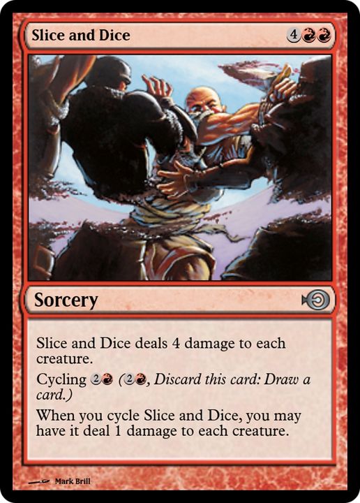 Slice and Dice in the group Magic the Gathering / Types / Colors / Red at Proxyprinters.com (88173)