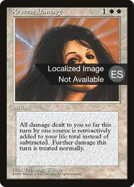 Reverse Damage in the group Magic the Gathering / Sets / Fourth Edition Foreign Black Border at Proxyprinters.com (88197)