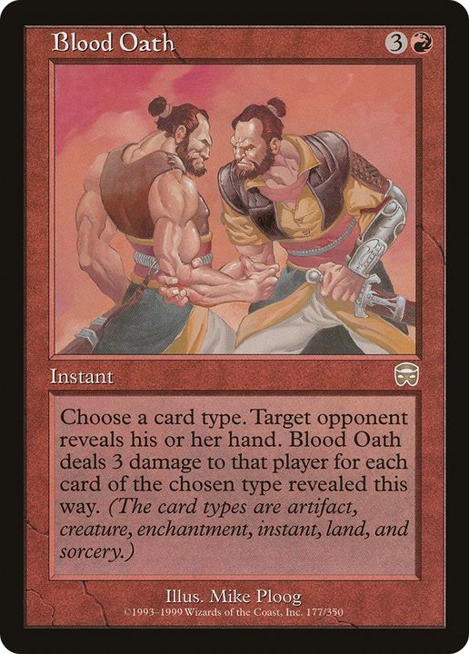 Blood Oath in the group Magic the Gathering / Types / Colors / Red at Proxyprinters.com (88210)