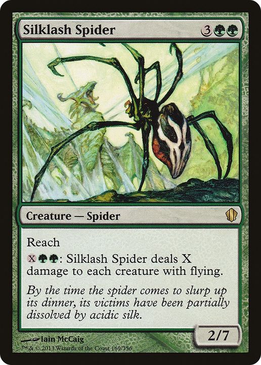 Silklash Spider in the group Magic the Gathering / Types / Colors / Green at Proxyprinters.com (88216)