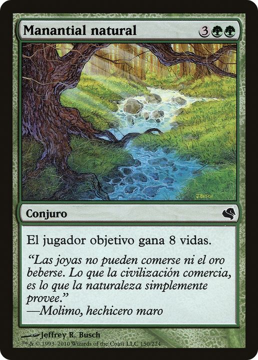 Natural Spring in the group Magic the Gathering / Types / Colors / Green at Proxyprinters.com (88231)