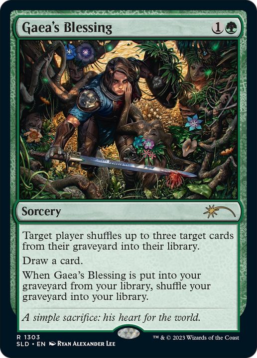 Gaea's Blessing in the group Magic the Gathering / Types / Colors / Green at Proxyprinters.com (88239)