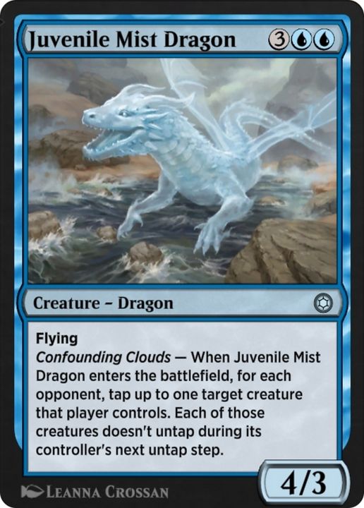 Juvenile Mist Dragon in the group Magic the Gathering / Types / Colors / Blue at Proxyprinters.com (88255)