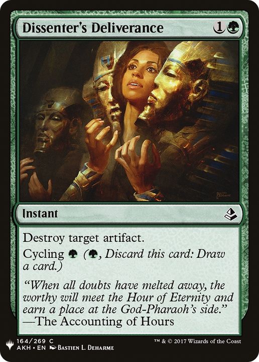 Dissenter's Deliverance in the group Magic the Gathering / Types / Colors / Green at Proxyprinters.com (88280)