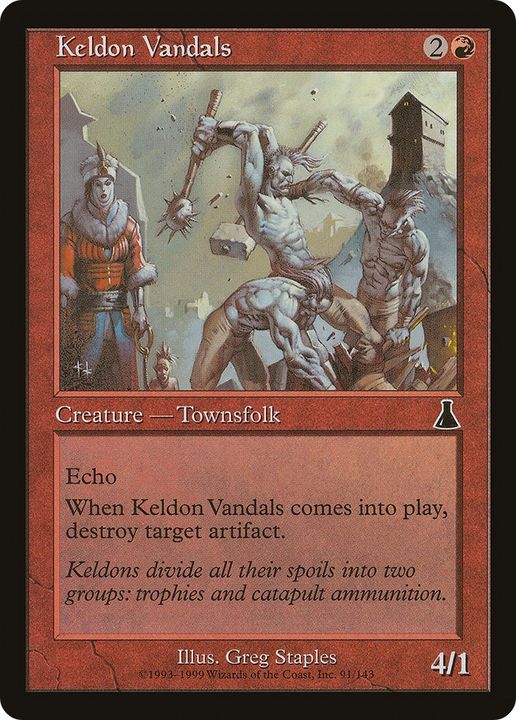 Keldon Vandals in the group Magic the Gathering / Types / Colors / Red at Proxyprinters.com (88285)