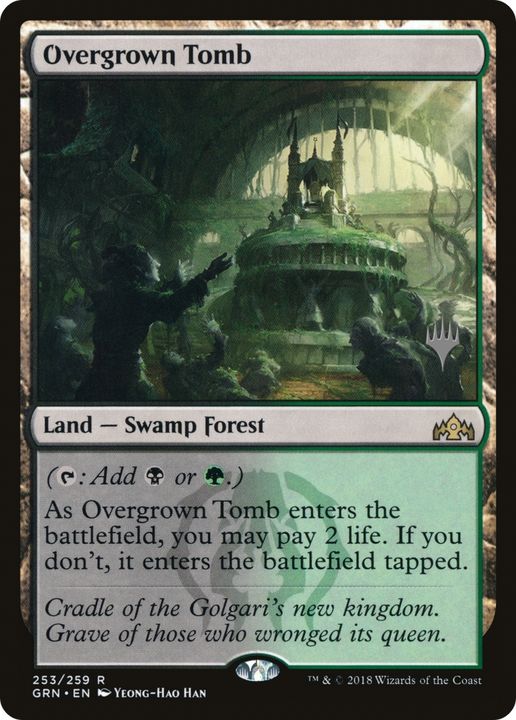 Overgrown Tomb in the group Magic the Gathering / Sets / Guilds of Ravnica Promos at Proxyprinters.com (88301)