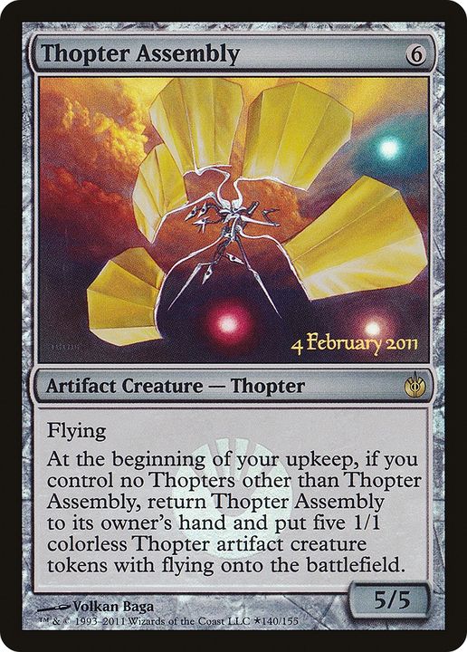 Thopter Assembly in the group Magic the Gathering / Sets / MKM Japanese Promo Tokens at Proxyprinters.com (88324)