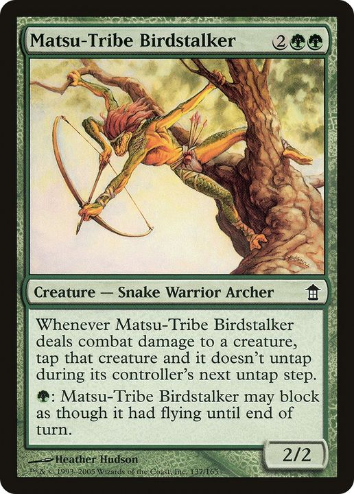 Matsu-Tribe Birdstalker in the group Magic the Gathering / Types / Creatures / Warrior at Proxyprinters.com (88328)