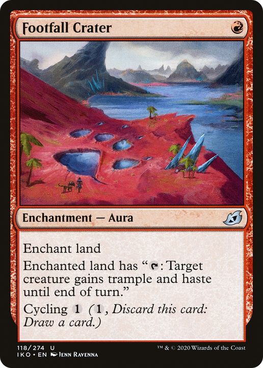 Footfall Crater in the group Magic the Gathering / Types / Colors / Red at Proxyprinters.com (88342)