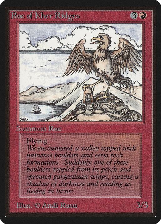 Roc of Kher Ridges in the group Magic the Gathering / Types / Colors / Red at Proxyprinters.com (88347)