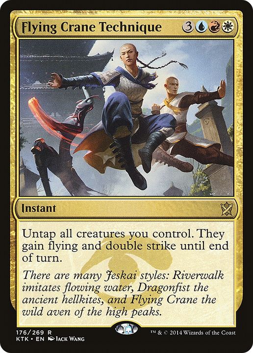 Flying Crane Technique in the group Magic the Gathering / Types / Colors / Multicolors / R, U, W at Proxyprinters.com (88348)