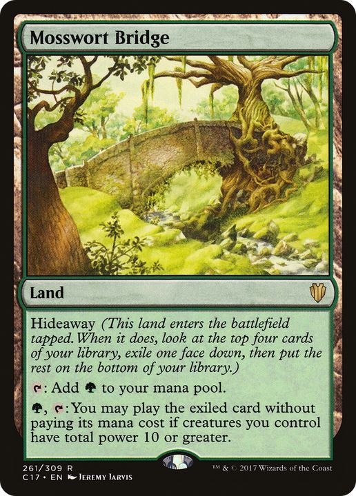 Mosswort Bridge in the group Magic the Gathering / Sets / Commander 2017 at Proxyprinters.com (88354)