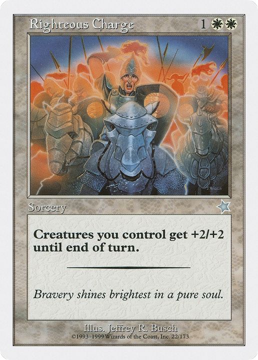 Righteous Charge in the group Magic the Gathering / Types / Colors / White at Proxyprinters.com (88355)