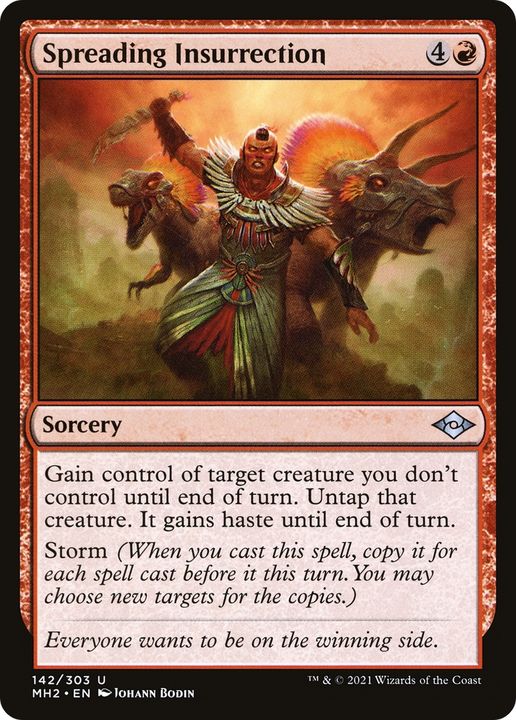 Spreading Insurrection in the group Magic the Gathering / Types / Colors / Red at Proxyprinters.com (88359)