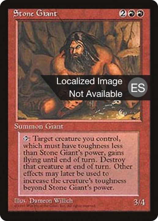 Stone Giant in the group Magic the Gathering / Sets / Fourth Edition Foreign Black Border at Proxyprinters.com (88373)