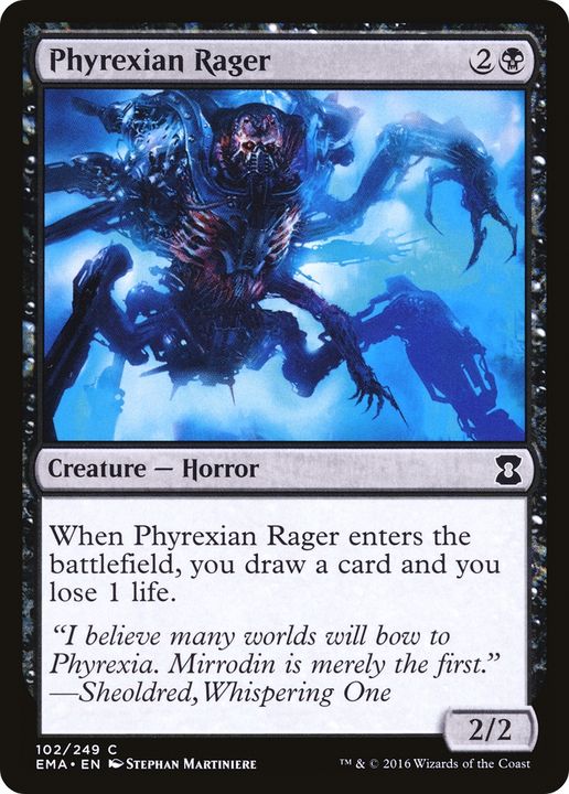 Phyrexian Rager in the group Magic the Gathering / Sets / Eternal Masters at Proxyprinters.com (88375)