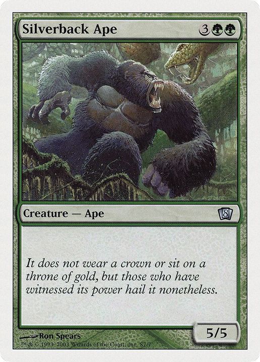 Silverback Ape in the group Magic the Gathering / Types / Colors / Green at Proxyprinters.com (884)