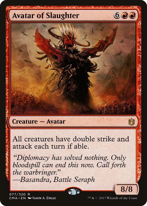 Avatar of Slaughter in the group Magic the Gathering / Types / Colors / Red at Proxyprinters.com (88426)