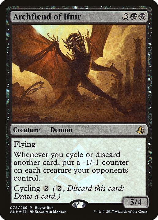 Archfiend of Ifnir in the group Magic the Gathering / Types / Colors / Black at Proxyprinters.com (88468)