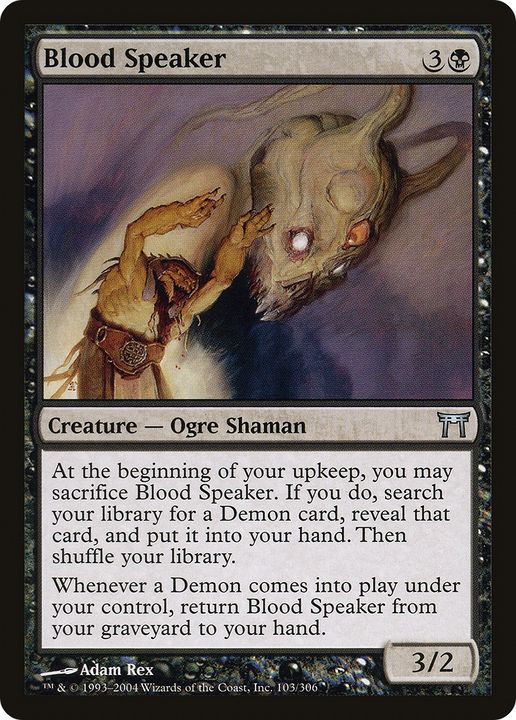 Blood Speaker in the group Magic the Gathering / Sets / Champions of Kamigawa at Proxyprinters.com (88473)