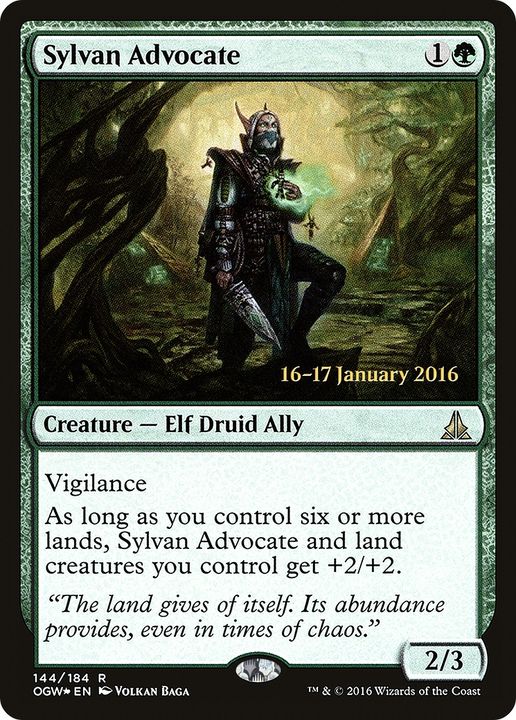 Sylvan Advocate in the group Magic the Gathering / Types / Colors / Green at Proxyprinters.com (88478)