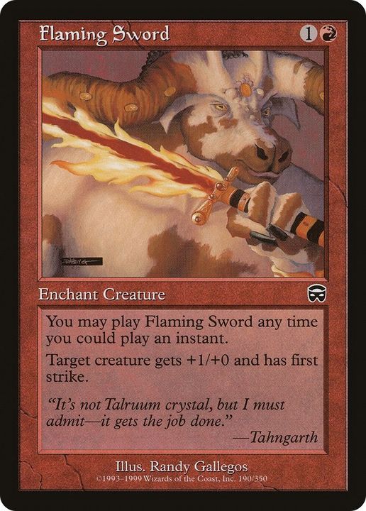 Flaming Sword in the group Magic the Gathering / Sets / Midnight Hunt Commander at Proxyprinters.com (8848)