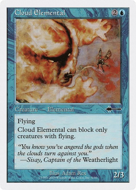 Cloud Elemental in the group Magic the Gathering / Types / Colors / Blue at Proxyprinters.com (8849)