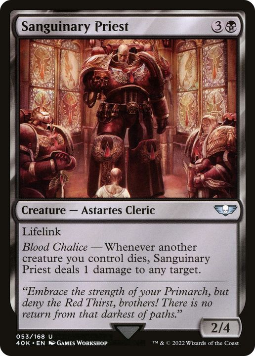 Sanguinary Priest in the group Magic the Gathering / Types / Colors / Black at Proxyprinters.com (88490)