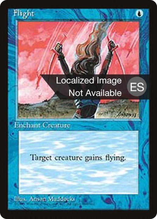 Flight in the group Magic the Gathering / Sets / Fourth Edition Foreign Black Border at Proxyprinters.com (885)