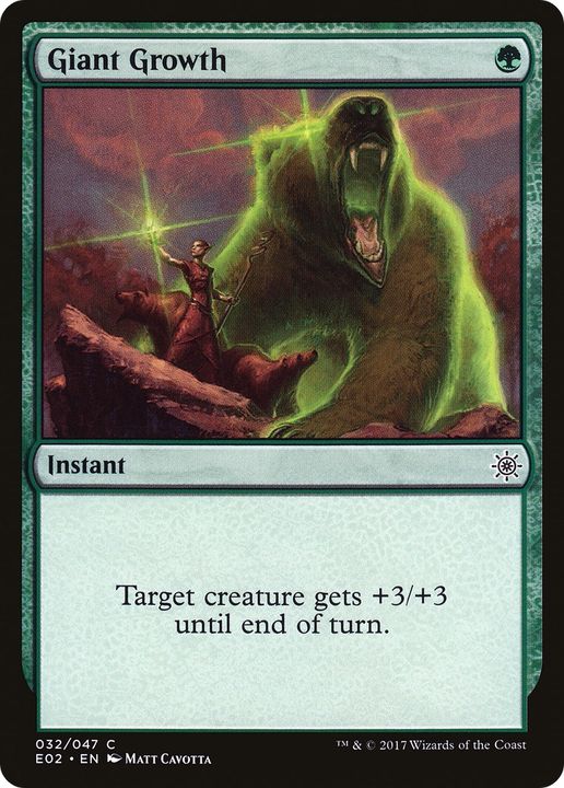 Giant Growth in the group Magic the Gathering / Types / Colors / Green at Proxyprinters.com (88522)