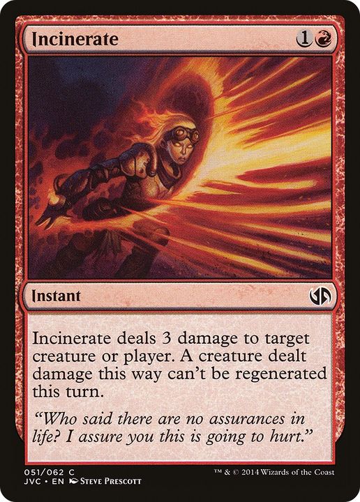 Incinerate in the group Magic the Gathering / Sets / Duel Decks Anthology: Jace vs. Chandra at Proxyprinters.com (88531)