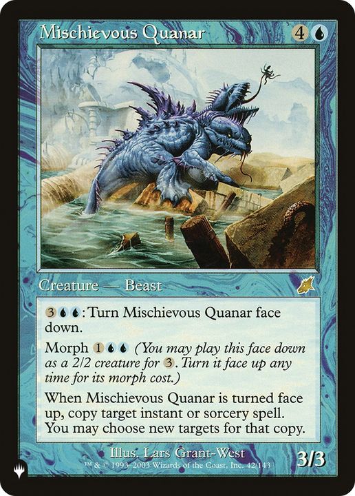 Mischievous Quanar in the group Magic the Gathering / Types / Colors / Blue at Proxyprinters.com (88541)