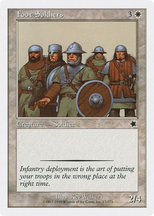 Foot Soldiers in the group Magic the Gathering / Sets / Starter 1999 at Proxyprinters.com (8856)