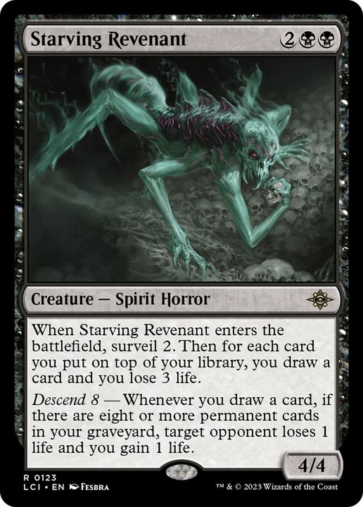 Starving Revenant in the group Magic the Gathering / Types / Colors / Black at Proxyprinters.com (88580)