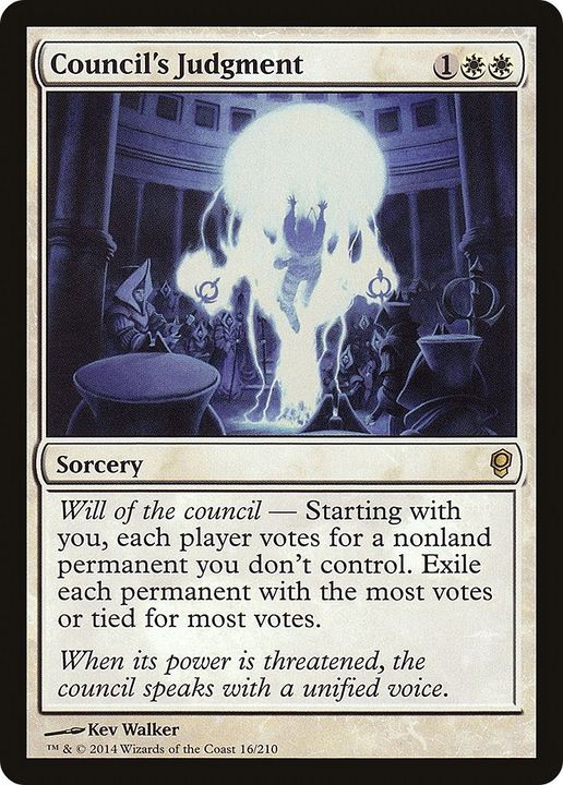 Council's Judgment in the group Magic the Gathering / Types / Colors / White at Proxyprinters.com (8860)