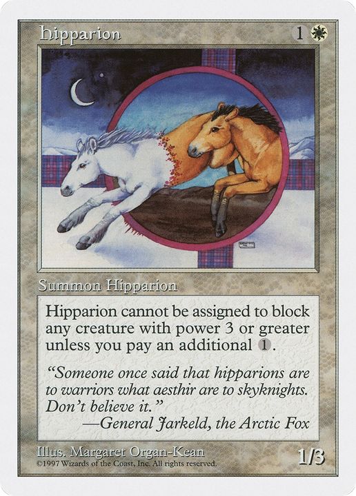 Hipparion in the group Magic the Gathering / Sets / Fifth Edition at Proxyprinters.com (88600)