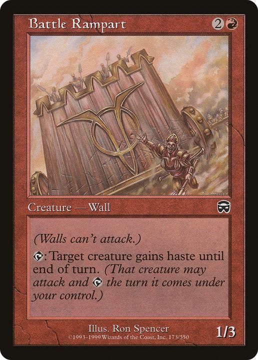 Battle Rampart in the group Magic the Gathering / Types / Colors / Red at Proxyprinters.com (88628)