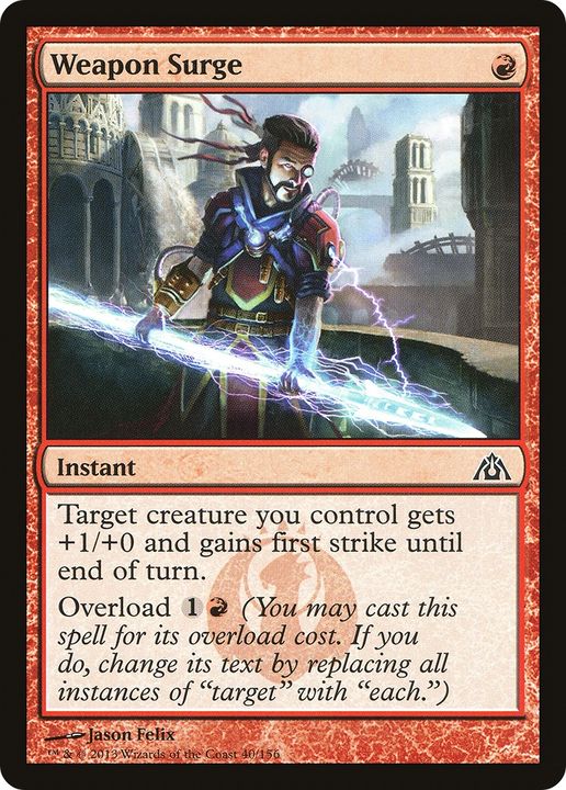 Weapon Surge in the group Magic the Gathering / Types / Colors / Red at Proxyprinters.com (88648)