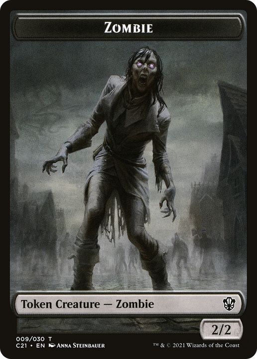 Zombie in the group Magic the Gathering / Sets / Commander 2021 Tokens at Proxyprinters.com (88661)