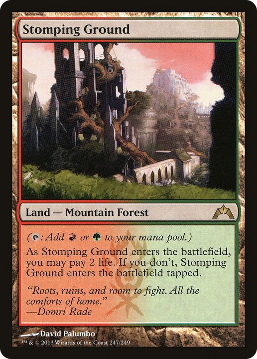 Stomping Ground in the group Magic the Gathering / Types / Land / Forest at Proxyprinters.com (88664)