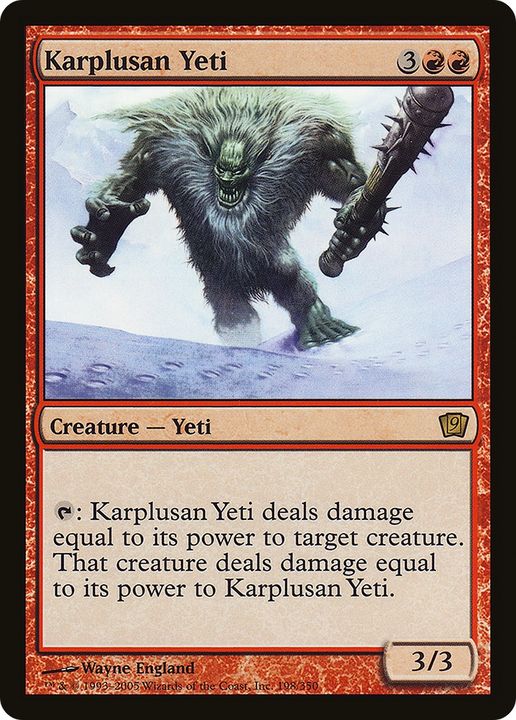 Karplusan Yeti in the group Advanced search at Proxyprinters.com (88665)