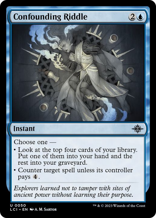 Confounding Riddle in the group Magic the Gathering / Types / Colors / Blue at Proxyprinters.com (88686)