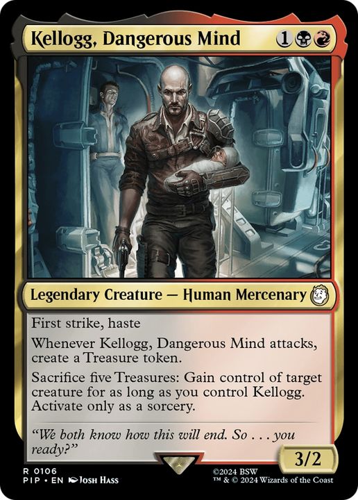 Kellogg, Dangerous Mind in the group Magic the Gathering / Sets / Fallout at Proxyprinters.com (88690)