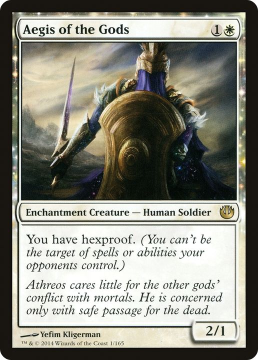 Aegis of the Gods in the group Magic the Gathering / Types / Colors / White at Proxyprinters.com (88691)