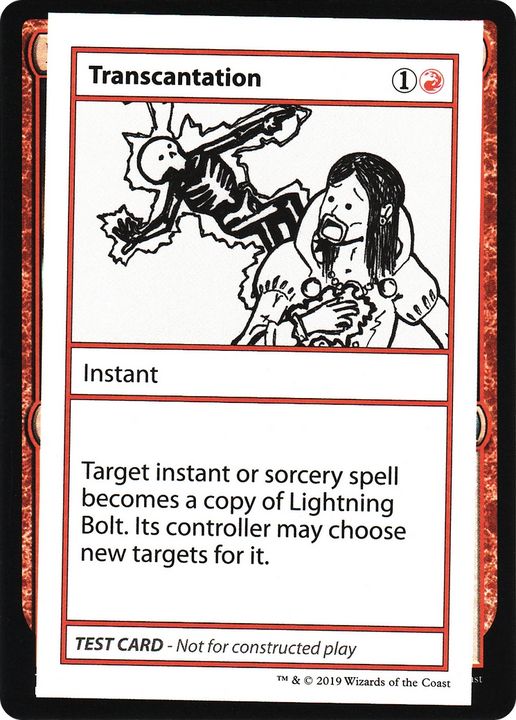 Transcantation in the group Magic the Gathering / Types / Colors / Red at Proxyprinters.com (88699)