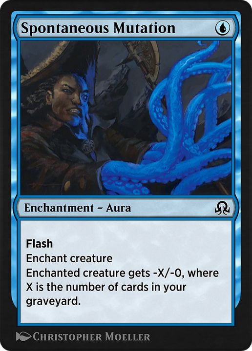 Spontaneous Mutation in the group Magic the Gathering / Types / Colors / Blue at Proxyprinters.com (88719)