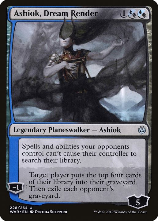 Ashiok, Dream Render in the group Magic the Gathering / Sets / War of the Spark Promos at Proxyprinters.com (88756)