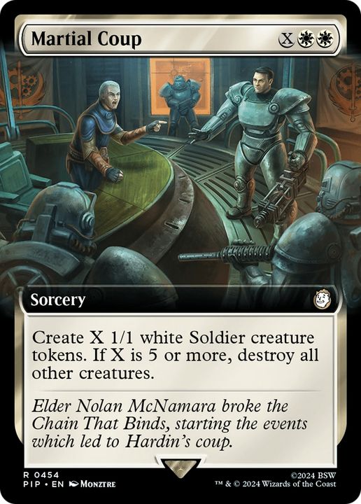 Martial Coup in the group Magic the Gathering / Sets / Fallout at Proxyprinters.com (88775)