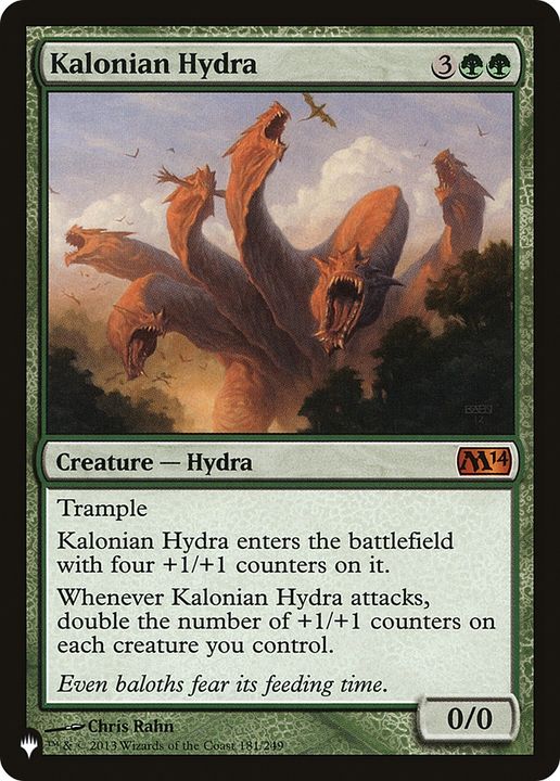 Kalonian Hydra in the group Magic the Gathering / Sets / The List at Proxyprinters.com (88787)