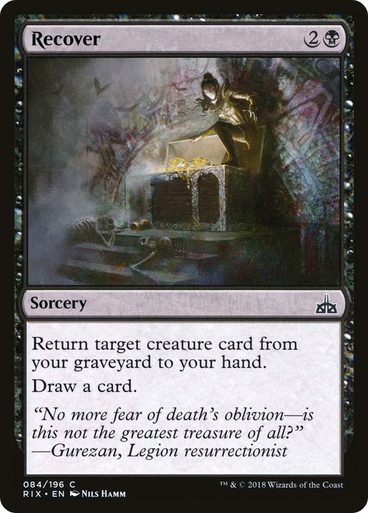 Recover in the group Magic the Gathering / Types / Colors / Black at Proxyprinters.com (88789)